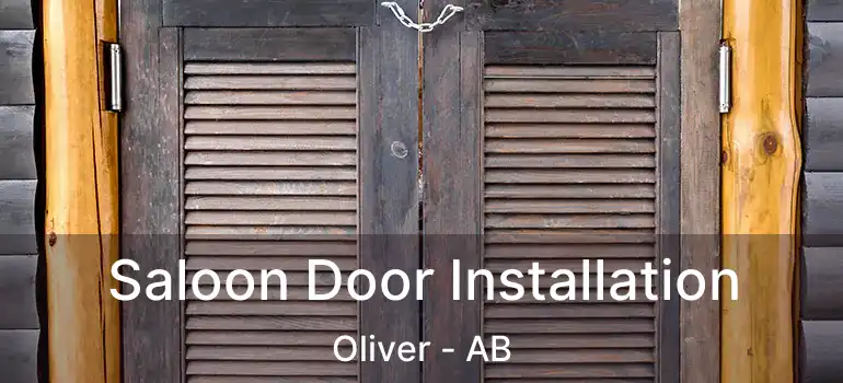 Saloon Door Installation Oliver - AB