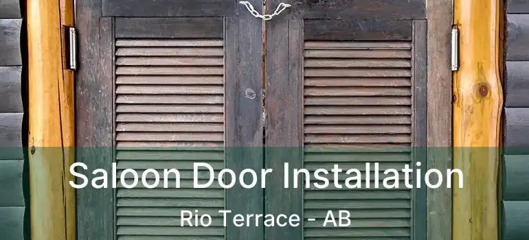  Saloon Door Installation Rio Terrace - AB