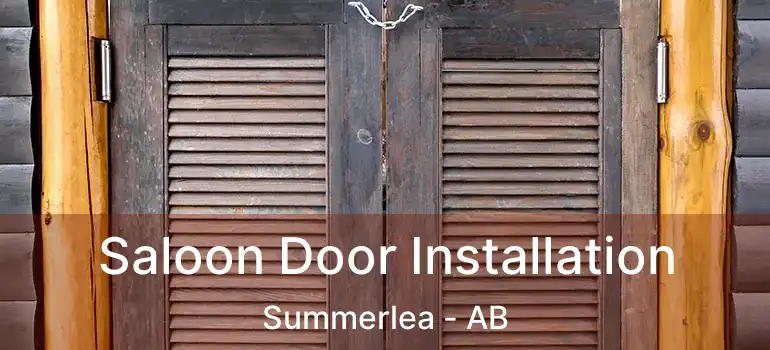  Saloon Door Installation Summerlea - AB
