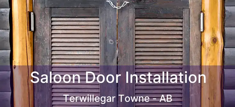  Saloon Door Installation Terwillegar Towne - AB