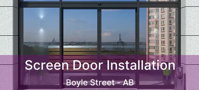  Screen Door Installation Boyle Street - AB