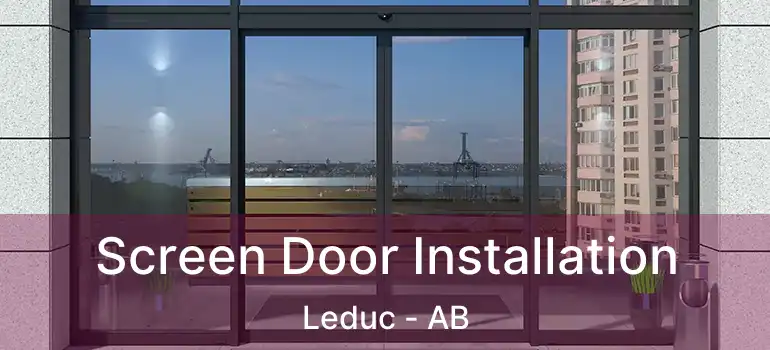  Screen Door Installation Leduc - AB