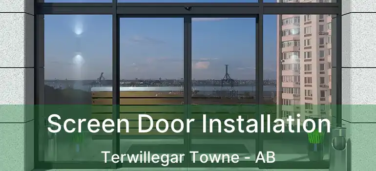  Screen Door Installation Terwillegar Towne - AB