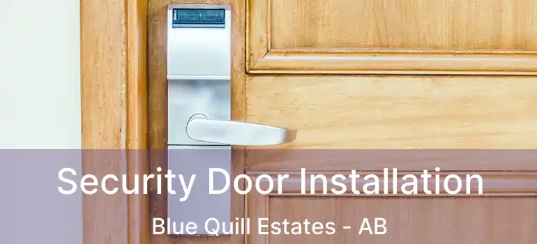  Security Door Installation Blue Quill Estates - AB