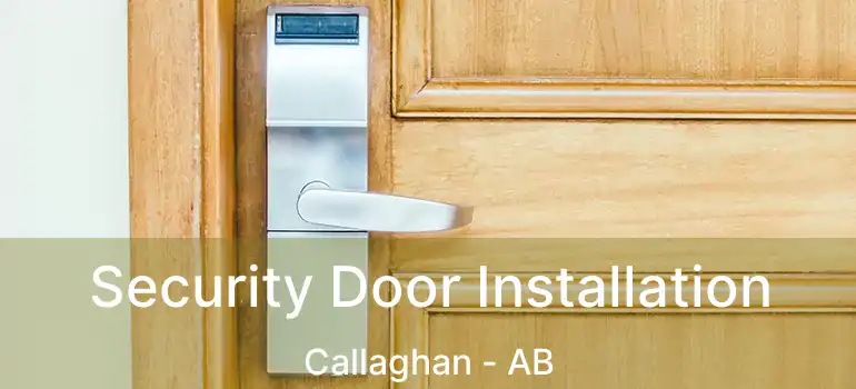  Security Door Installation Callaghan - AB