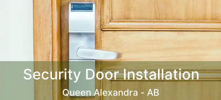  Security Door Installation Queen Alexandra - AB