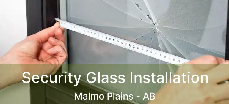  Security Glass Installation Malmo Plains - AB