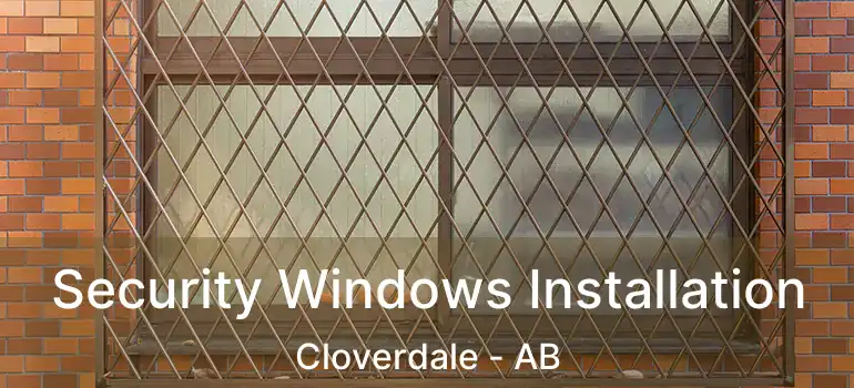  Security Windows Installation Cloverdale - AB