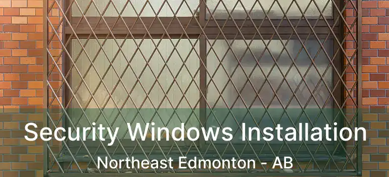  Security Windows Installation Northeast Edmonton - AB