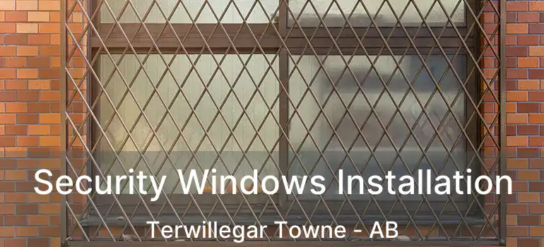  Security Windows Installation Terwillegar Towne - AB