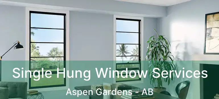  Single Hung Window Services Aspen Gardens - AB