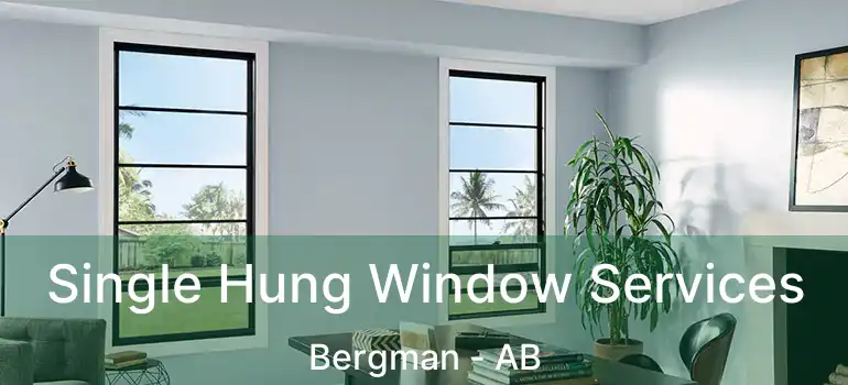  Single Hung Window Services Bergman - AB