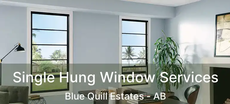  Single Hung Window Services Blue Quill Estates - AB