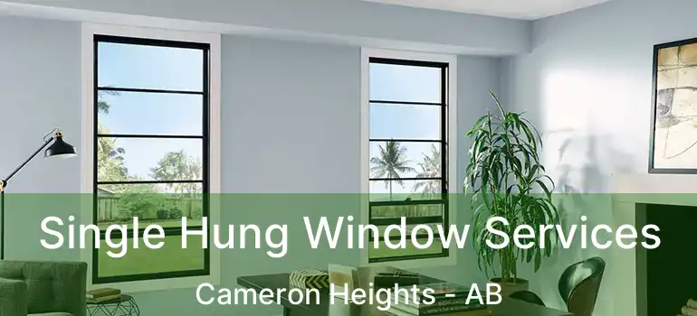  Single Hung Window Services Cameron Heights - AB