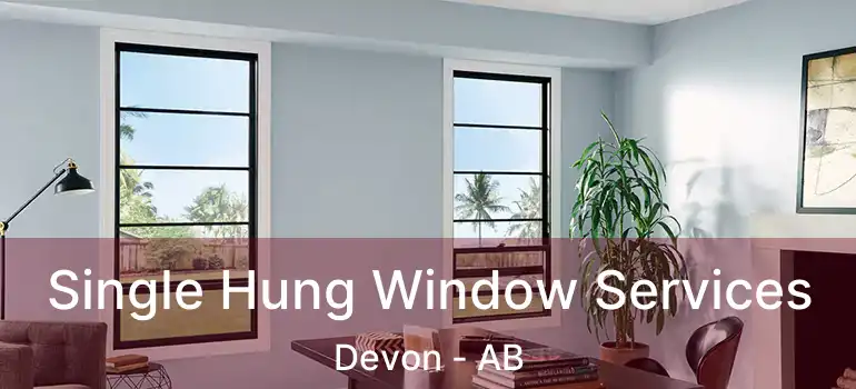  Single Hung Window Services Devon - AB