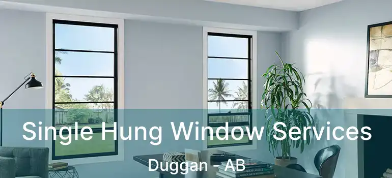  Single Hung Window Services Duggan - AB