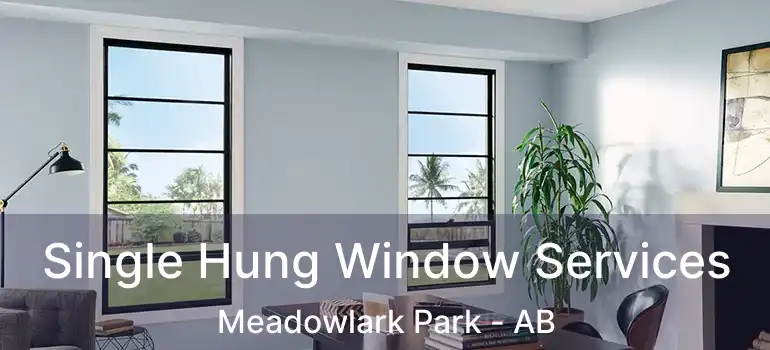  Single Hung Window Services Meadowlark Park - AB