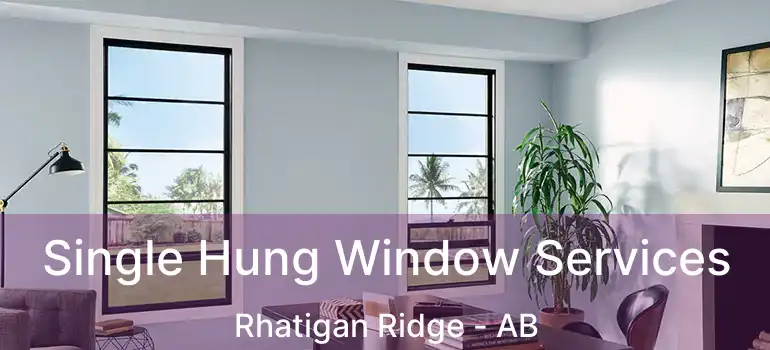  Single Hung Window Services Rhatigan Ridge - AB