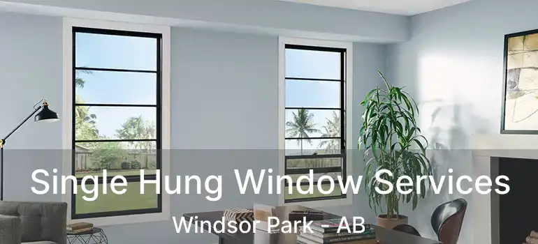  Single Hung Window Services Windsor Park - AB