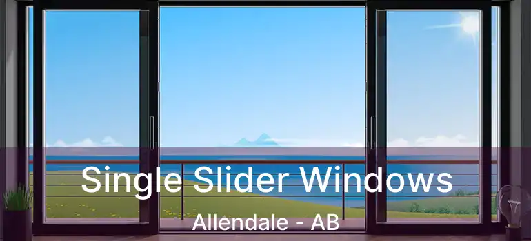  Single Slider Windows Allendale - AB