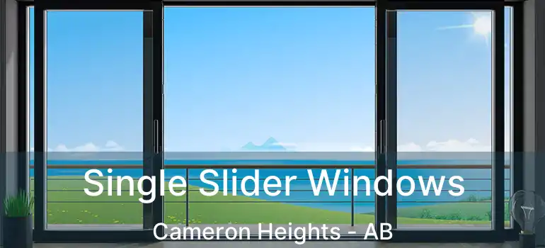  Single Slider Windows Cameron Heights - AB
