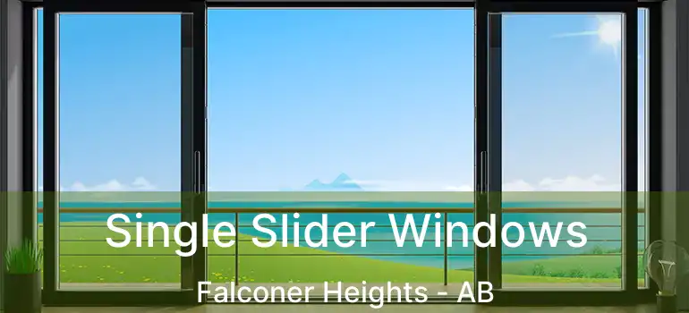  Single Slider Windows Falconer Heights - AB