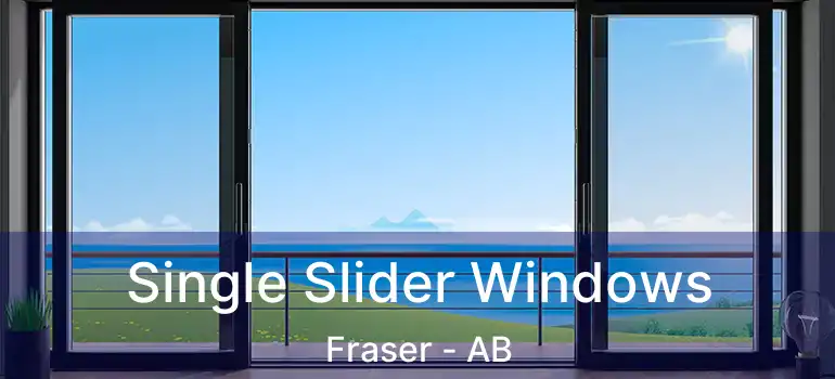  Single Slider Windows Fraser - AB