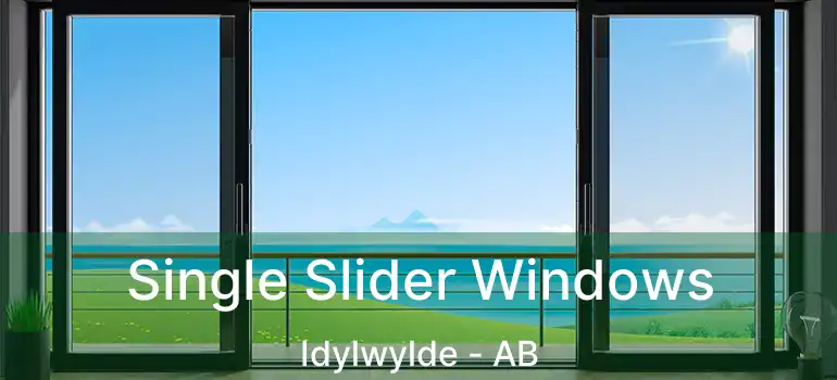  Single Slider Windows Idylwylde - AB