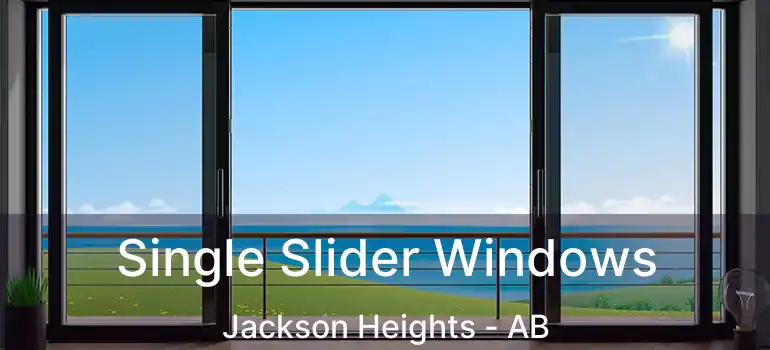  Single Slider Windows Jackson Heights - AB