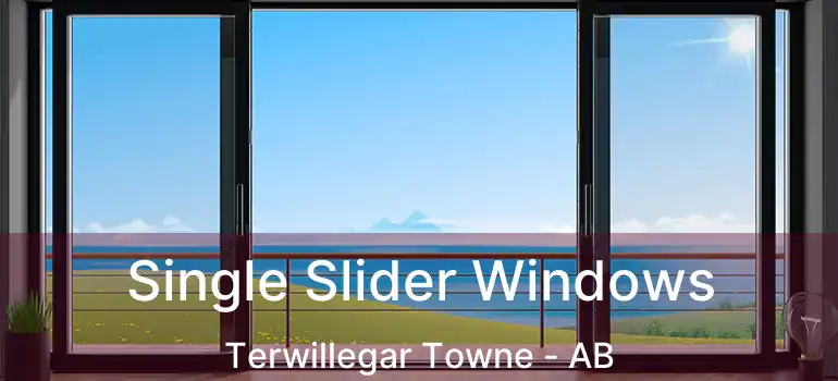  Single Slider Windows Terwillegar Towne - AB