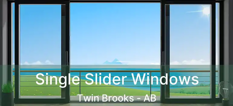  Single Slider Windows Twin Brooks - AB
