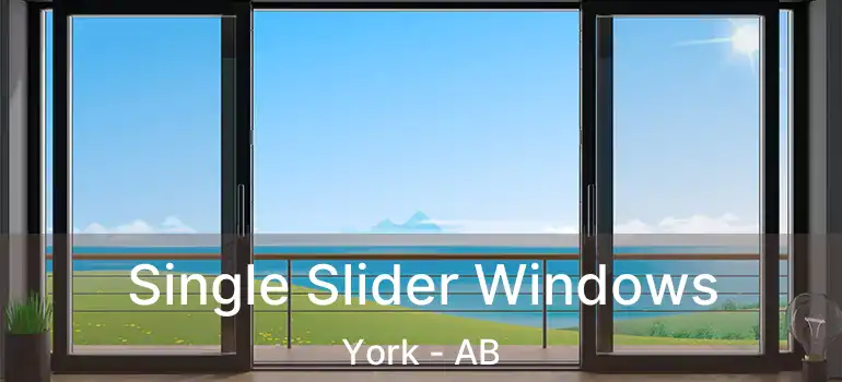 Single Slider Windows York - AB