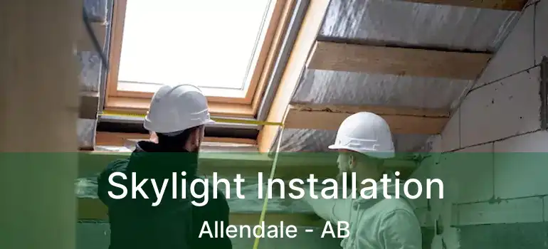  Skylight Installation Allendale - AB