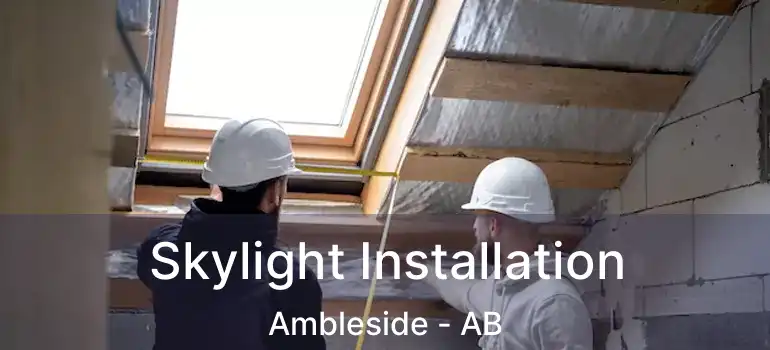  Skylight Installation Ambleside - AB
