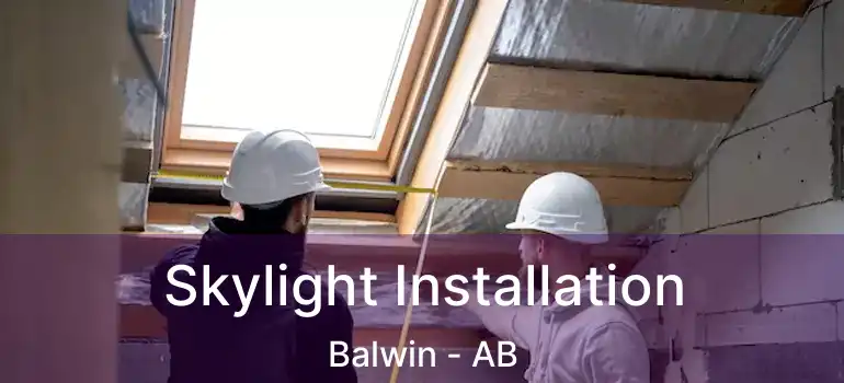  Skylight Installation Balwin - AB