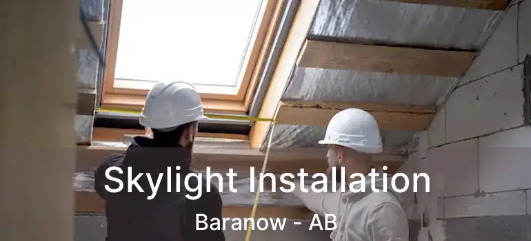  Skylight Installation Baranow - AB