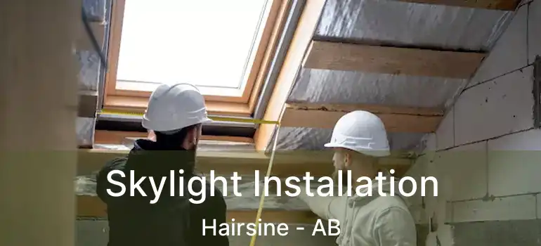  Skylight Installation Hairsine - AB