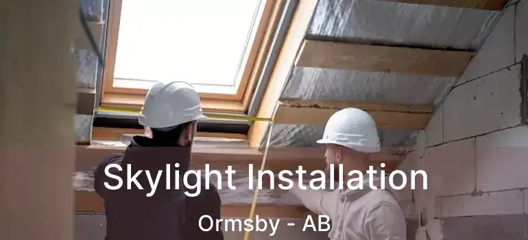  Skylight Installation Ormsby - AB