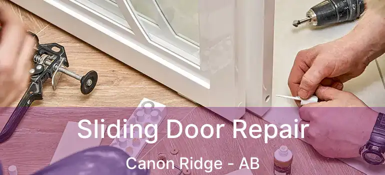  Sliding Door Repair Canon Ridge - AB