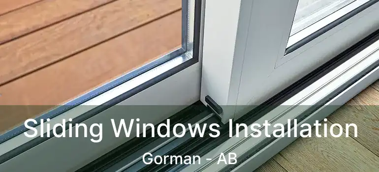  Sliding Windows Installation Gorman - AB