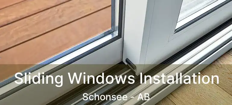  Sliding Windows Installation Schonsee - AB