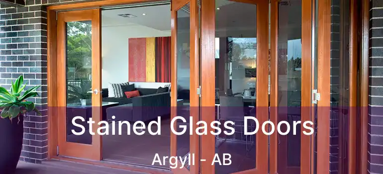  Stained Glass Doors Argyll - AB