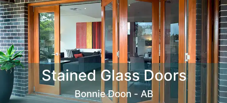  Stained Glass Doors Bonnie Doon - AB