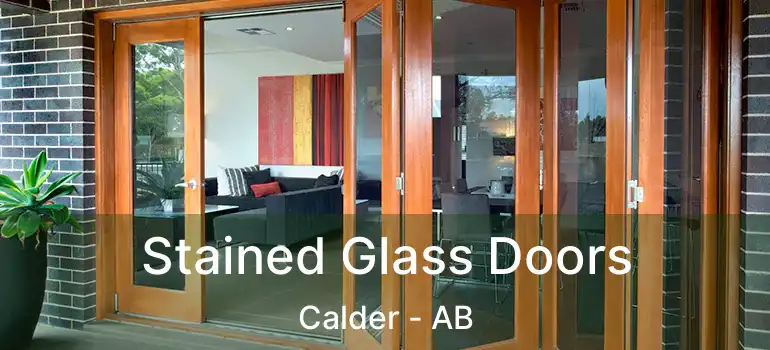  Stained Glass Doors Calder - AB