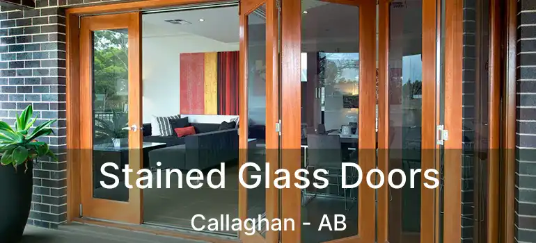  Stained Glass Doors Callaghan - AB