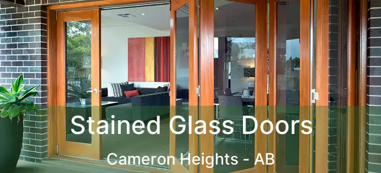  Stained Glass Doors Cameron Heights - AB