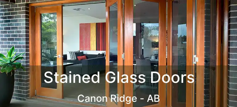  Stained Glass Doors Canon Ridge - AB
