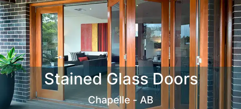  Stained Glass Doors Chapelle - AB
