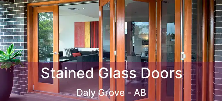  Stained Glass Doors Daly Grove - AB
