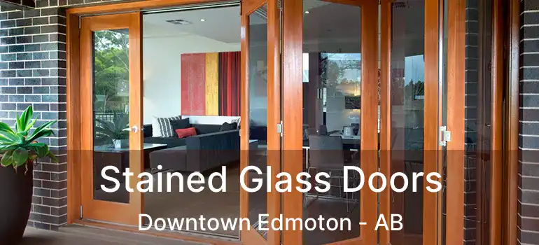  Stained Glass Doors Downtown Edmoton - AB